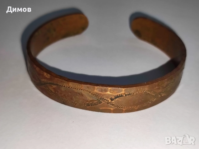 Медна гривна Браслет , снимка 5 - Гривни - 52705266