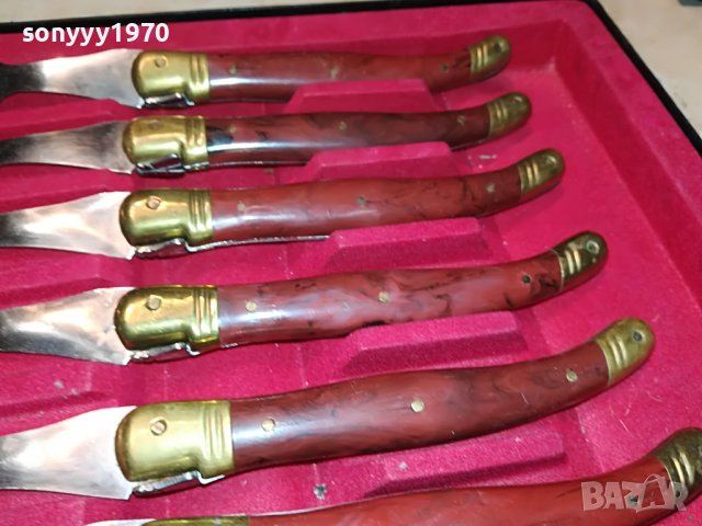 lou laguiole france-6бр лъжици от франция 0511221835, снимка 9 - Антикварни и старинни предмети - 38571186