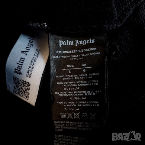 Palm Angels Oth Logo Hoodie суичър размер Л , снимка 6 - Суичъри - 52147273