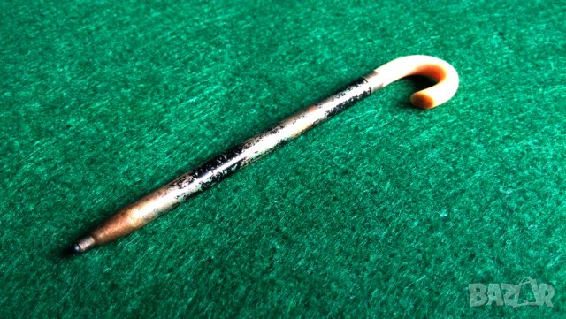 Миниатюрен стар молив форма бастун със слонова кост дръжка, снимка 1 - Антикварни и старинни предмети - 43254777