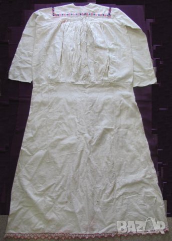 19 век Фолк Арт Женска Памучна Риза за Костюм, снимка 7 - Антикварни и старинни предмети - 35398569