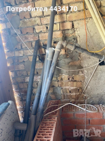 Спешно! Комплект PVC тръби и колена за мръсна вода (отводняване) – Нови/Малко използвани, снимка 2 - Други - 53338294