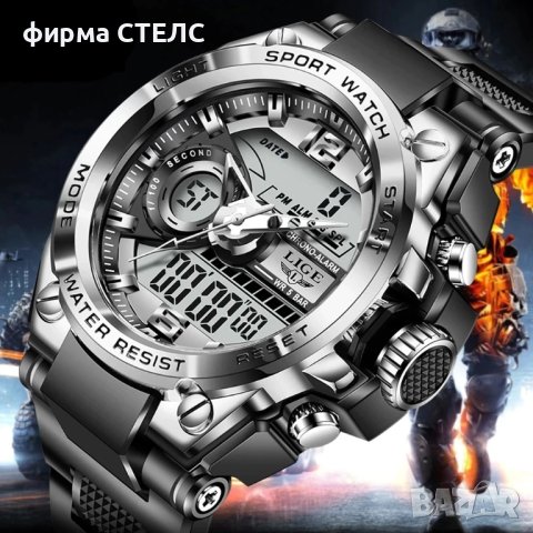 Мъжки часовник Lige Sports Watch, Водоустойчив, снимка 9 - Мъжки - 44096346