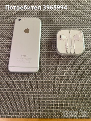 Iphone 6 silver 87 % батерия+ ipods apple слушалки, снимка 6 - Apple iPhone - 44064235