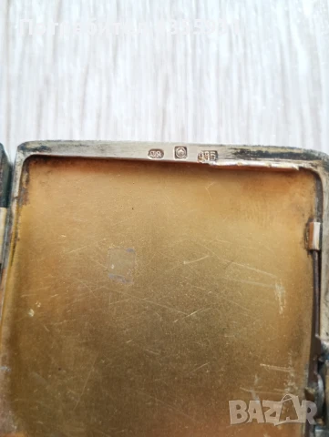 старинна сребърна табекера Старо сребро 935 стара табакера , снимка 5 - Антикварни и старинни предмети - 50674802