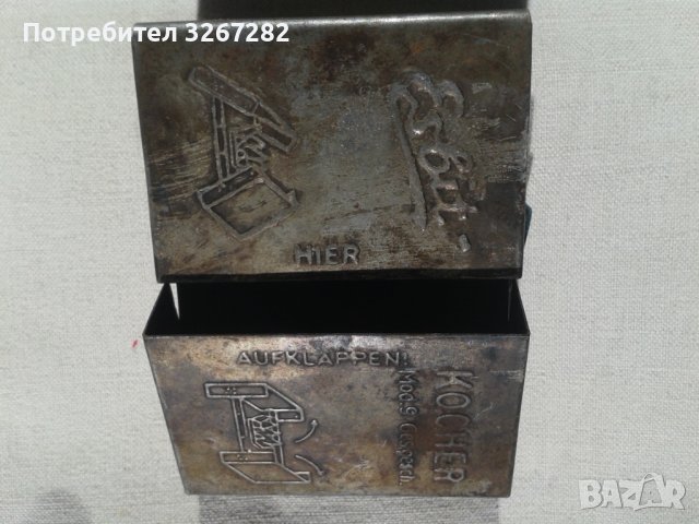 Печка, Котлонче, Спиртник, Примус, Немски, Военен, снимка 6 - Антикварни и старинни предмети - 38243748