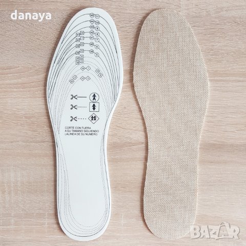 1514 Антибактериалнаи стелки за обувки унисекс синтетичен лен 36-46 номер, снимка 8 - Други - 29017218