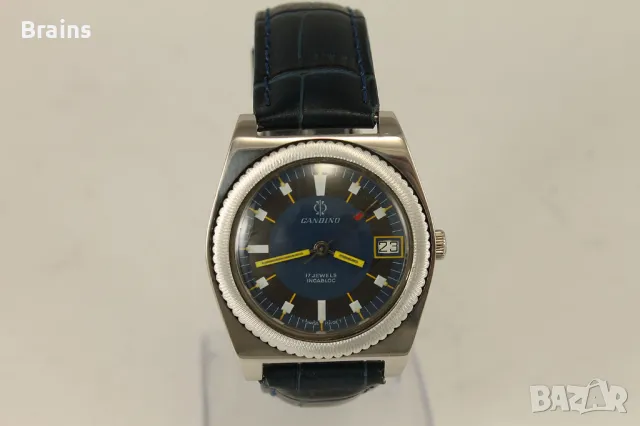 Рядък Стоманен Часовник CANDINO 17 Jewels 1960's, снимка 2 - Антикварни и старинни предмети - 49749801