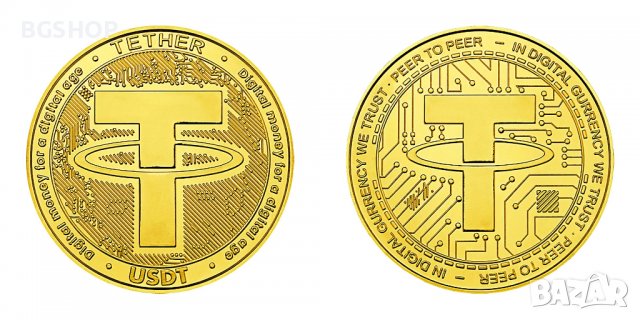 Tether coin ( USDT ) - Gold, снимка 1