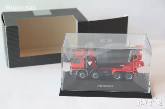 HERPA 1:87 H0 MERCEDES ACTROS КАМИОН БЕТОНОВОЗ МОДЕЛ