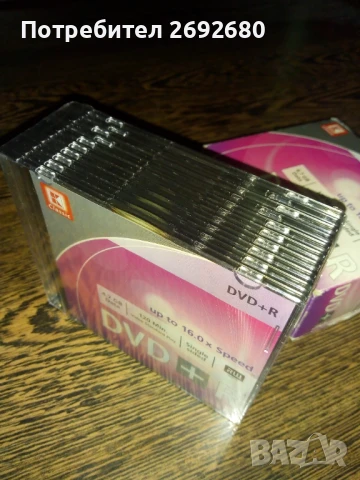 Нови дискове DVD/кутия - 10бр., снимка 1