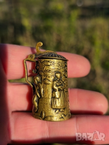 Винтидж Антична шевна ролетна, метална хама, снимка 2 - Колекции - 52015478