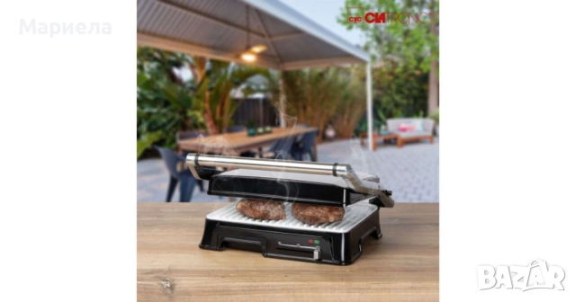 Нов Контактен Грил с керачмични плочи Clatronic, снимка 5 - Скари - 51821318