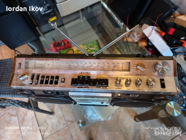 Hitachi TRK-8180, снимка 5 - Радиокасетофони, транзистори - 53501698