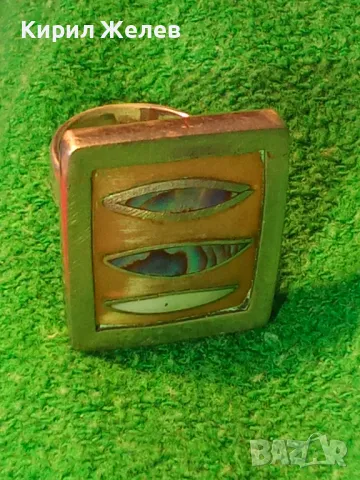 СТАР ПРЪСТЕН УНИКАТ КОСТ в МЕЛХИОНЕР ОБКОВ със СРЕБЪРЕН РИНГ и КРАЛСКИ СЕДЕФ ЧАСТ от КОМПЛЕКТ 37180, снимка 16 - Антикварни и старинни предмети - 49885931