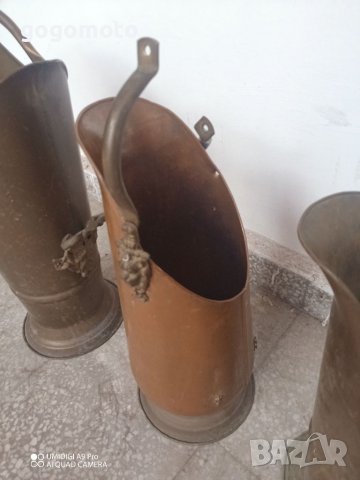 Стара ретро винтидж арт старинен античен кана. Кани от мед, снимка 10 - Други ценни предмети - 37737718