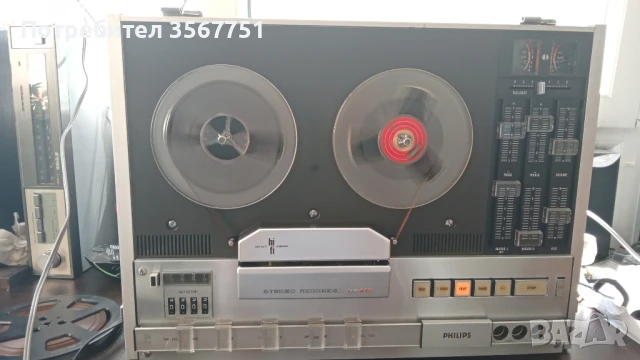 МАГНЕТОФОН PHILIPS 4418 //  , снимка 4 - Декове - 50952705