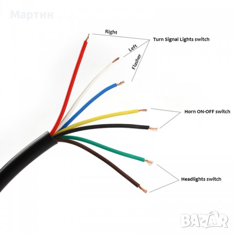 Превключвател ключ за светлини мигачи клаксон - универсален, снимка 7 - Части за велосипеди - 40219457