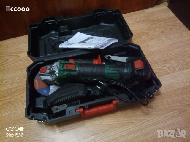 Акумулаторен ъглошлайф 20v