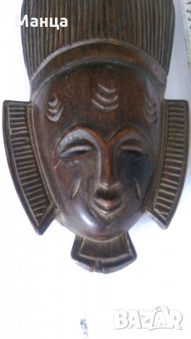 Африканска маска Ашанти, снимка 3 - Антикварни и старинни предмети - 28857026