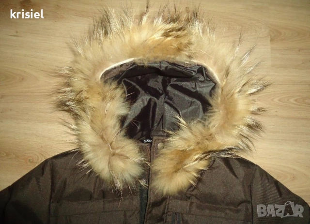 SKOGSTAD--ПУХЕНКА С ГЪШИ ПУХ И ЯКА ОТ ЛИСИЦА--М номер, снимка 3 - Якета - 52314079
