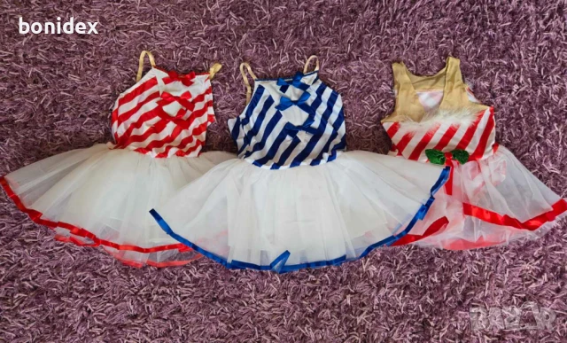 Пачки, рокли, костюми за деца, за балет и танци, партита. Прекрасни цветове и модели, снимка 18 - Детски рокли и поли - 45433545