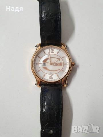 Черен часовник Just Cavalli , снимка 4 - Дамски - 33499008