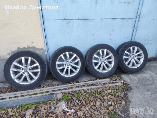 джанти с летни гуми 5*112/16, снимка 2 - Гуми и джанти - 52249884