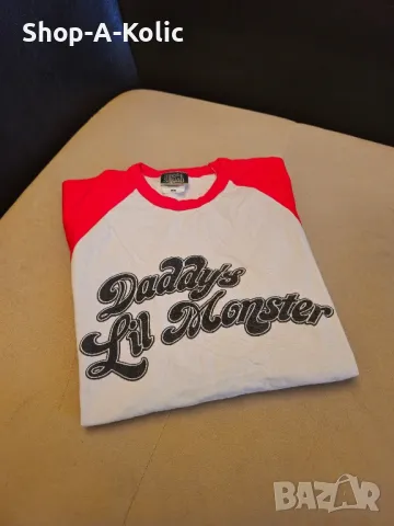 Original Suicide Squad Harley Quinn DADDY'S LIL MONSTER Long Sleeve Shirt