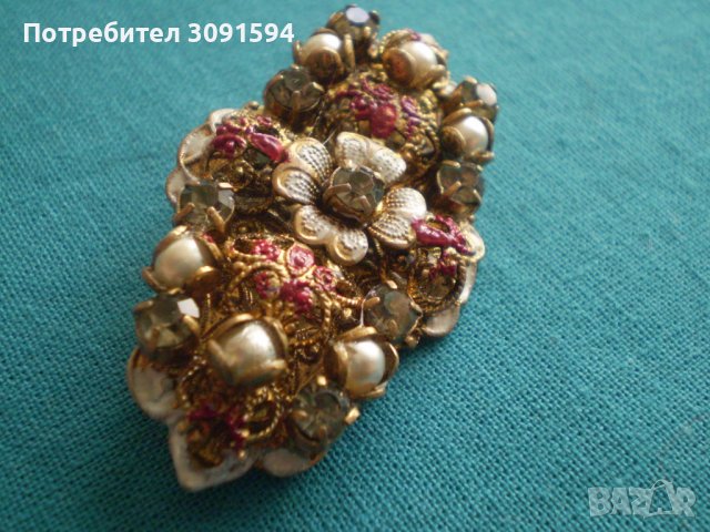 Арт Деко брошка , снимка 6 - Антикварни и старинни предмети - 37537876