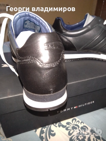 Tommy Hilfiger оригинални изцяло естествена кожа , снимка 6 - Спортни обувки - 52578036