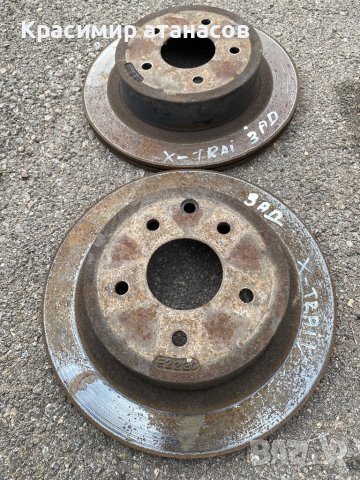 Спирачени дискове задни за Нисан х-трейл T30.2002-2007г, снимка 2 - Части - 43009287