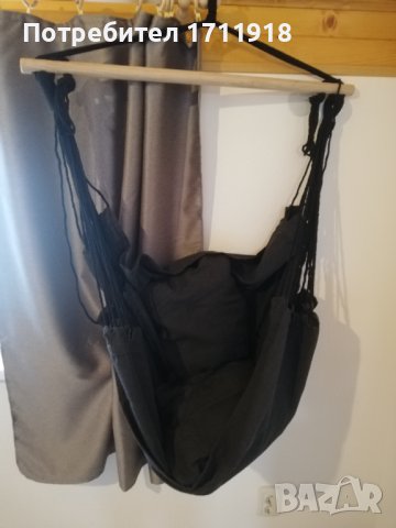 Висящ стол тип люлка хамак с 2 възглавниците, снимка 6 - Къмпинг мебели - 40738614