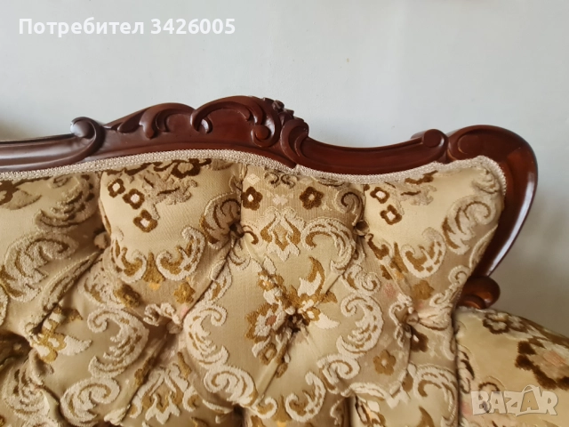 Продавам холова гранитура - барок, снимка 4 - Дивани и мека мебел - 51929436
