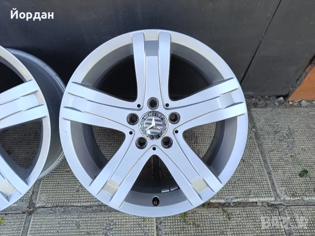 Оригинални алуминиеви джанти 17 '' МЕРЦЕДЕС 5х112 / MERCEDES 5x112, снимка 10 - Гуми и джанти - 49255407