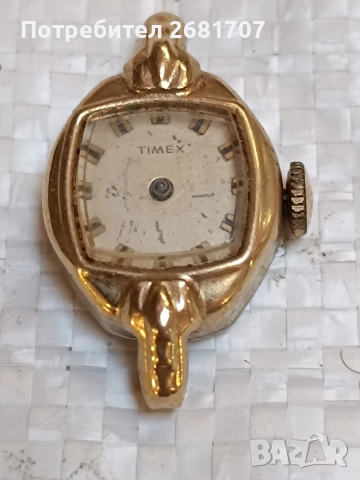 позлатен дамски часовник Timex