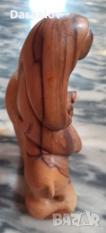 Продавам дървена статуетка пластика, снимка 4 - Статуетки - 32626907