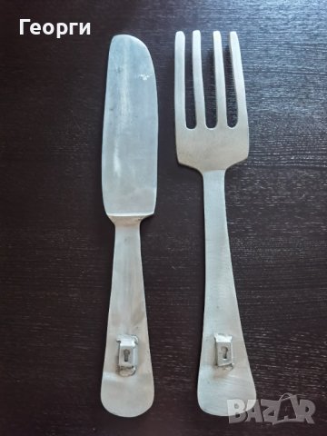 Нож и вилица рекламни от алуминий 60 см дълги, снимка 3 - Други - 43956739