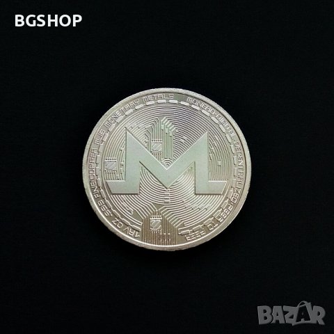 Монеро монета / Monero Coin ( XMR ) - Silver, снимка 4 - Нумизматика и бонистика - 38573841