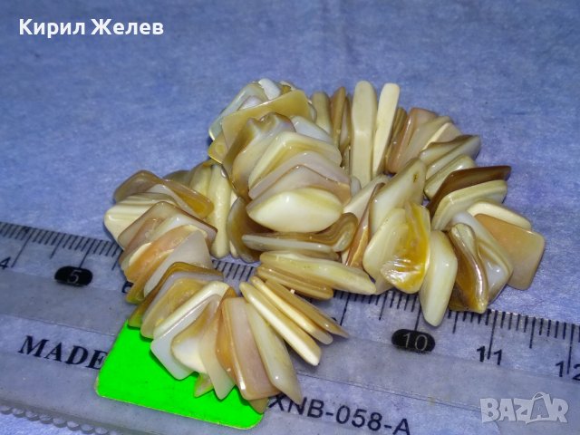 ХИПАРСКА ЛЯТНА ПЛАЖЕН СТИЛ ГРИВНА от МИДИЧКИ СЕДЕФ ХЕНД МЕЙД АРТ БИЖУ 37131, снимка 9 - Гривни - 40690033