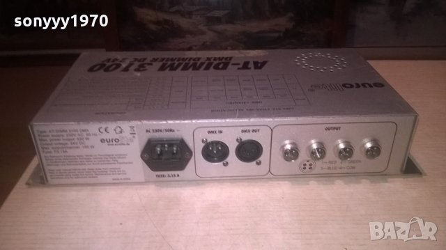 EUROLITE AT-DIMM 3100 DMX DIMMER DC 24V-ВНОС ШВЕИЦАРИЯ, снимка 13 - Други - 27428602