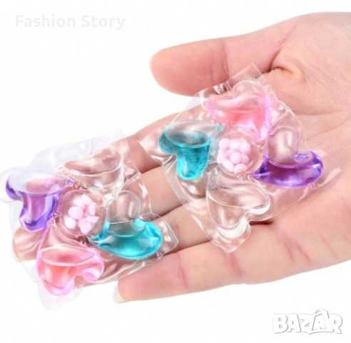 Висококачествени капсули за пране, 5в1, 50бр, снимка 3 - Перилни препарати и омекотители - 51456035