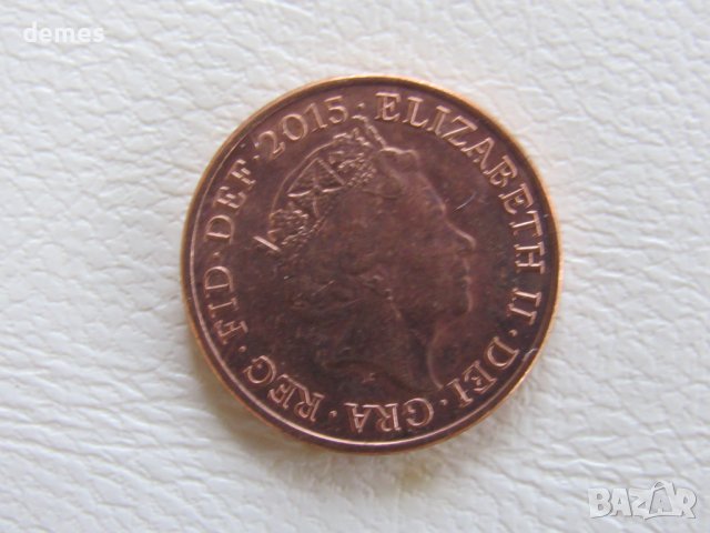 Великобритания,1 пени, 2015 г., нова, 114W, снимка 3 - Нумизматика и бонистика - 44070690