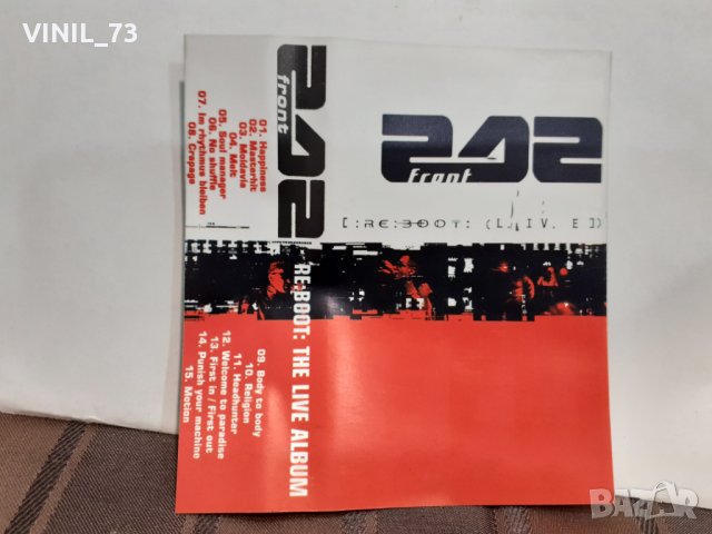 Front 242 ‎– [ : RE:BOOT: (L. IV. E ]), снимка 3 - Аудио касети - 32217240