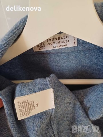 Кашмир BRUNELLO CUCINELLI. Original Size XL-2XL Нов мъжки пуловер, снимка 8 - Пуловери - 42937905