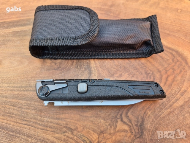 Италиански автоматичен нож Leverletto AKS by Bill Deshivs, снимка 4 - Ножове - 52867026