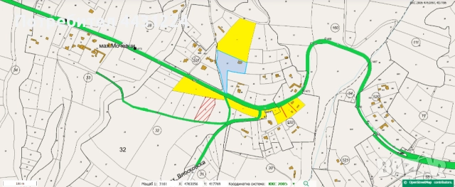 Поземлен имот в урбанизирана територия, застроен с масивна двуетажна жилищна сграда – груб строеж, в, снимка 7 - Къщи - 51617618