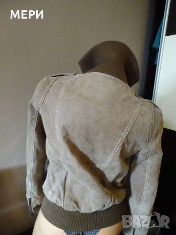 100% Естествено ДАМСКО КОЖЕНО ЯКЕ TOM TAILOR, снимка 12 - Якета - 31619109