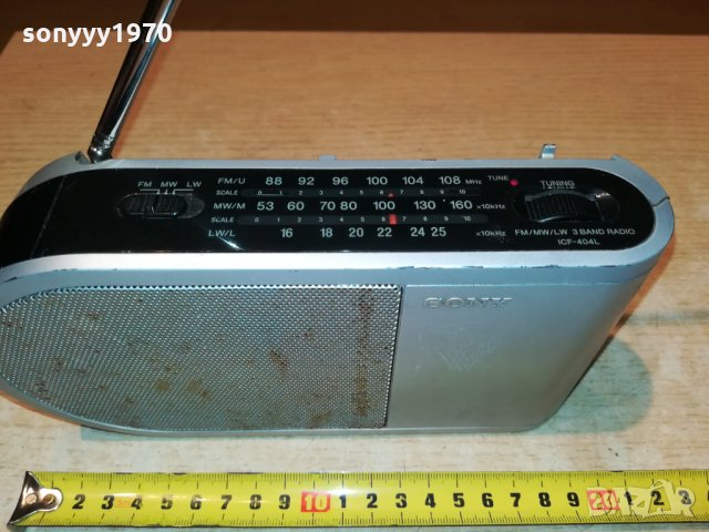 SONY ICF-40L 2410211633, снимка 4 - Радиокасетофони, транзистори - 34567407