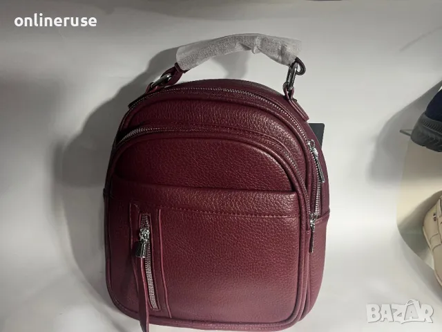 Дамска раница бордо, снимка 1